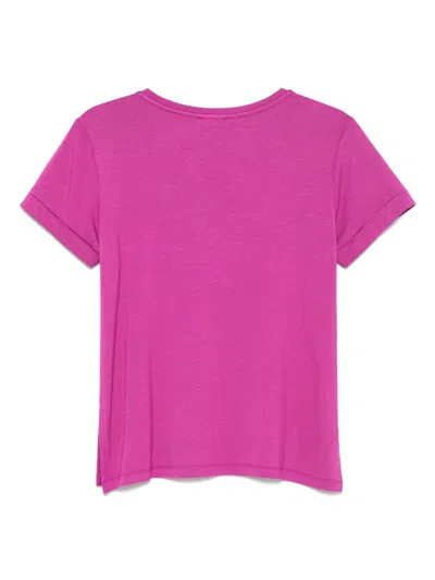Emporio Armani Crew Neck Logo T-shirt With Side Slits
