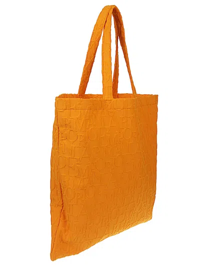Emporio Armani Striped Beach Tote