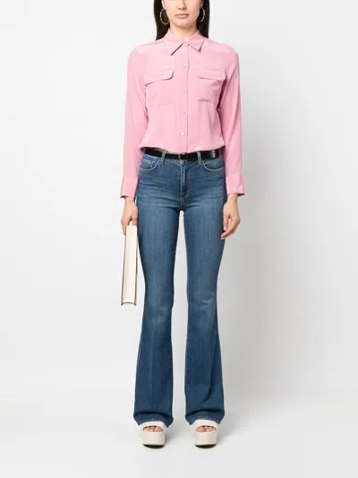Equipment Long-sleeve Silk Shirt
