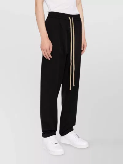 Fear Of God Virgin Wool Cashmere Forum Trousers In Black