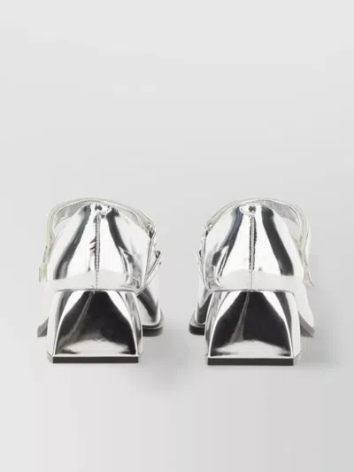 Nodaleto Bacara Metallic Double Strap Sandals