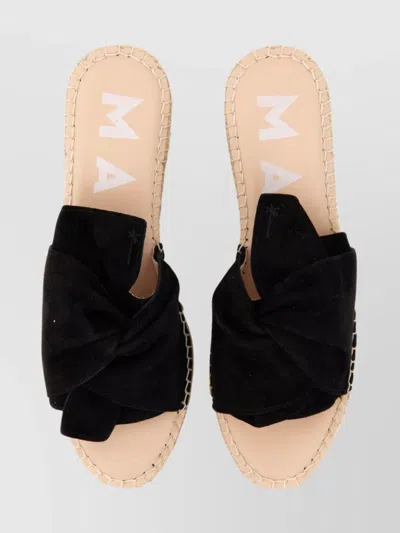 Manebi Knot Sandal In Black