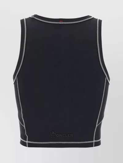 Moncler Grenoble Black Polyamide Elastane Top