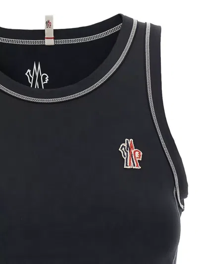 Moncler Grenoble Black Polyamide Elastane Top