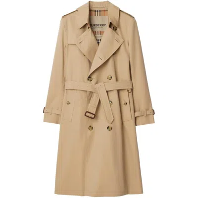 Burberry Kensington Heritage Long Trench Coat Clothing In Brown