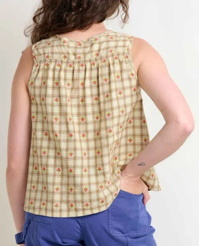 Toad And Co Toad & Co Manzana Button Front Tank In Multi