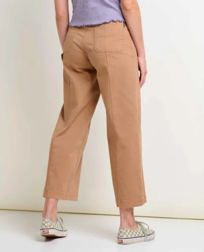Toad And Co Linden Wide Leg Pants In Brown