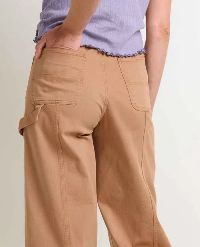 Toad And Co Linden Wide Leg Pants In Brown