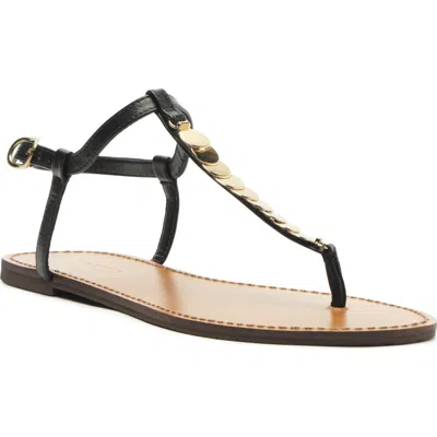 Arezzo Women's Bristol Round Toe Flat Sandals
