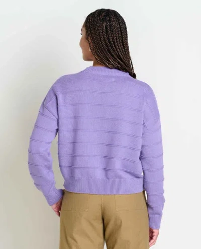Toad And Co Toad & Co Bianca Ii Crew Sweater In Purple