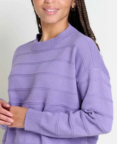 Toad And Co Toad & Co Bianca Ii Crew Sweater In Purple