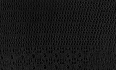 City Chic Sweet Tie Strap Open Stitch Midi Dress