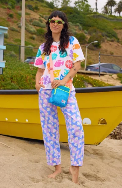 Mokuyobi Painted Crop Tee In Multi