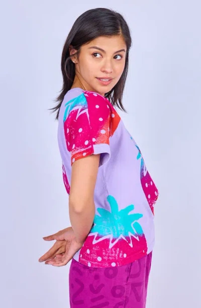 Mokuyobi Painted Crop Tee In Multi
