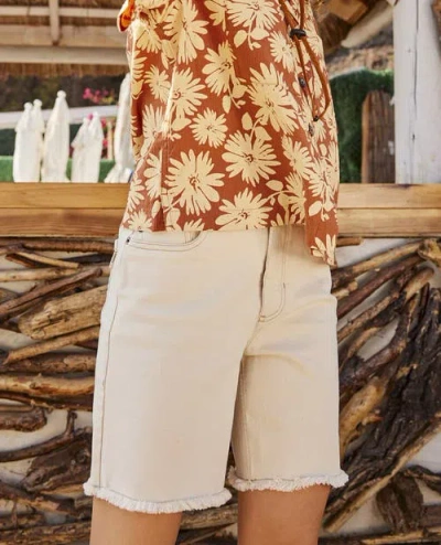 Toad And Co Balsam Cutoff Short In White