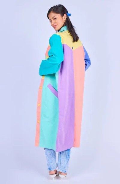 Mokuyobi Denim Duster In Multi