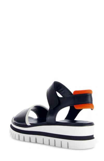 Gabor 64.629 Platform Wedge Sandal In Multi
