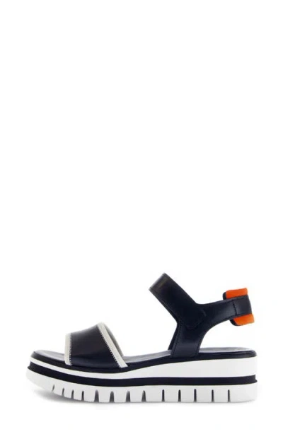 Gabor 64.629 Platform Wedge Sandal In Multi