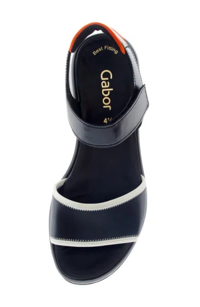 Gabor 64.629 Platform Wedge Sandal In Multi