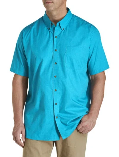 Harbor Bay By Dxl Easy-care Solid Sport Shirt