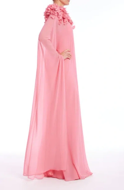 Badgley Mischka Collection Strapless Gown With Caftan Overlay