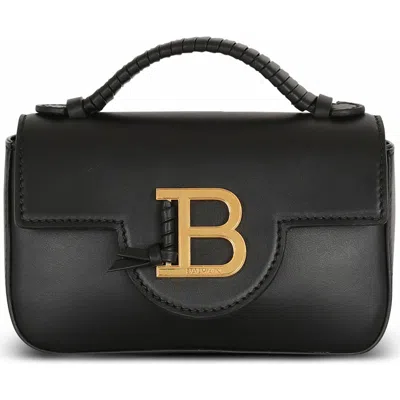 Balmain B-buzz 17 Mini Leather Shoulder Bag In Multi