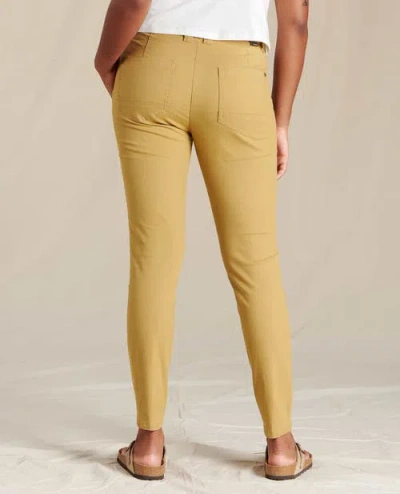 Toad And Co Toad & Co Earthworks Ankle Pant In Yellow