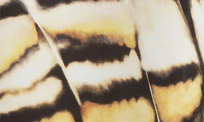 Oscar De La Renta Butterfly Faille Bustier Tea-length Dress