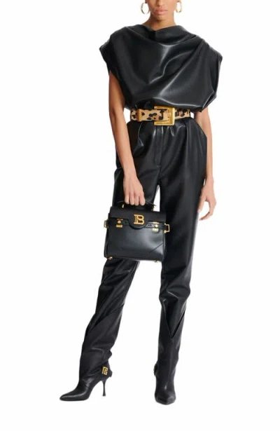 Balmain Women's B-buzz 23 Calfskin Bag In Black