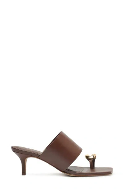 Arezzo Women's Kendall Mid Stiletto Slip-on Sandals In Brown