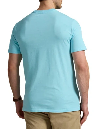 Polo Ralph Lauren Crewneck Fitted T-shirt Short Sleeves In Blue