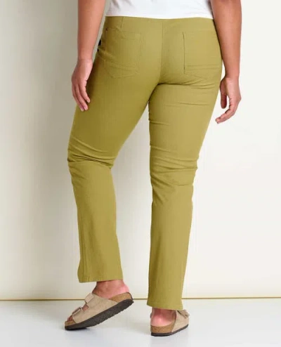 Toad And Co Toad & Co Earthworks Slim Pant In Gold