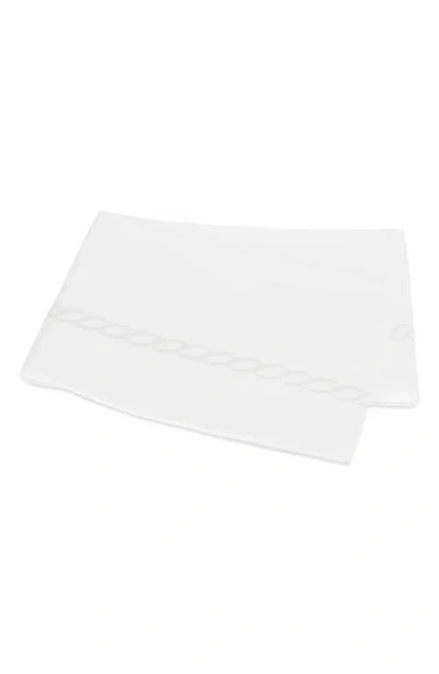 Matouk Classic Chain Cotton Percale Flat Sheet