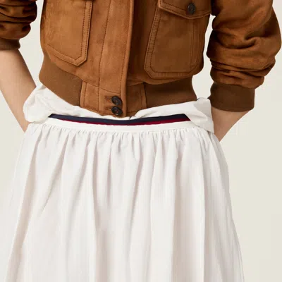 Miu Miu Bandana Printed Cotton Poplin Miniskirt