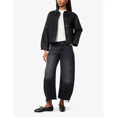 Frame The Bubble Crop Jean In Black