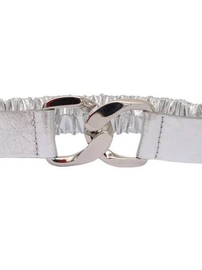 Orciani Leather Chain-buckle Belt