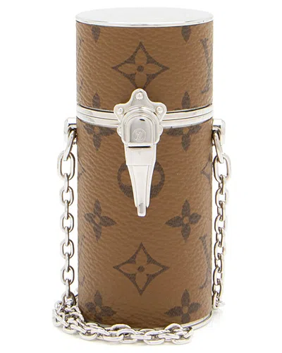 Pre-owned Louis Vuitton Reverse Monogram Canvas Lipstick Case (authentic Pre-loved)