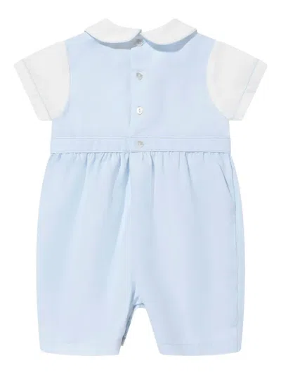 Sarah Louise Baby Boys Smocked Romper