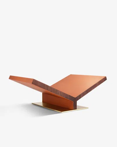 Assouline Library Collector Pebbled Leather Bookstand In Brown | ModeSens