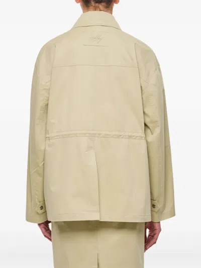 Halfboy Biege Parka With Drawstring Waist