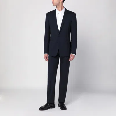 Dolce & Gabbana Blue Single-breasted Virgin Wool Suit