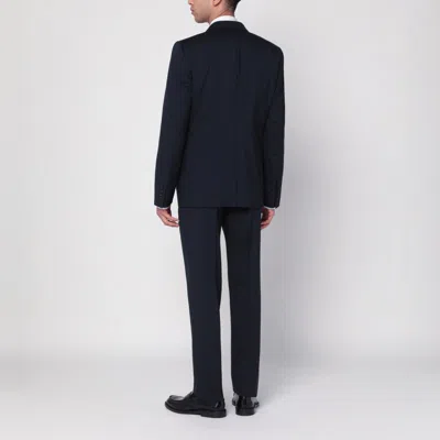 Dolce & Gabbana Blue Single-breasted Virgin Wool Suit
