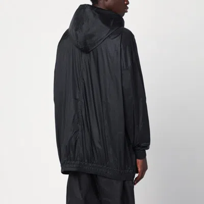 Champion X Rick Owens Lightweight Black Zip Jacket In Nylon