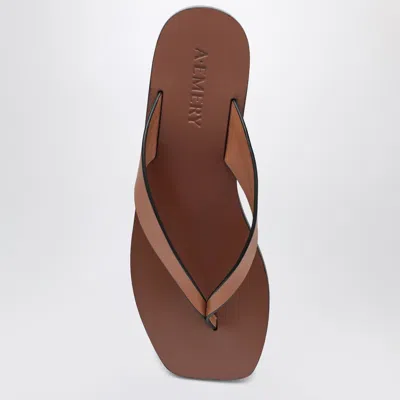 A.emery The Kinto Sandals Brown In Leather