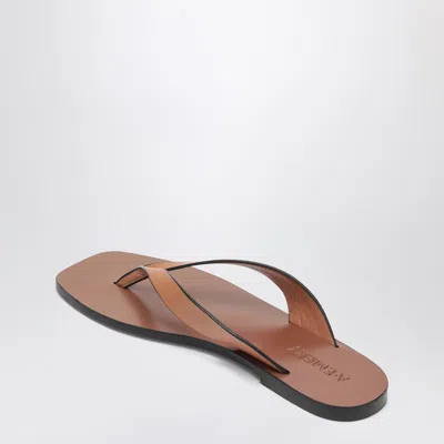 Shop A.emery The Kinto Sandals Brown In Leather