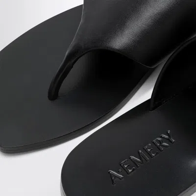A.emery The Paton Sandals Black In Leather