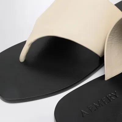 A.emery The Paton Sandals Ivory In Leather