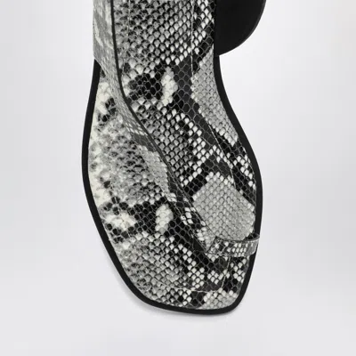 A.emery The Heidi Sandals Snake-effect In Leather