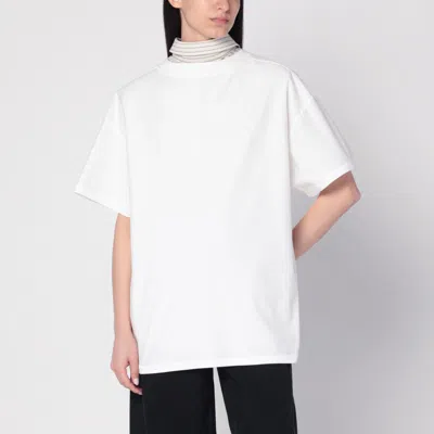Maison Margiela White Reversed Shirt T-shirt In White