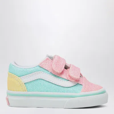 Vans Old Skool Pink/blue/yellow Glitter Sneaker